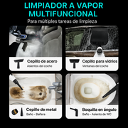 Accesorios incluidos con el limpiador a vapor